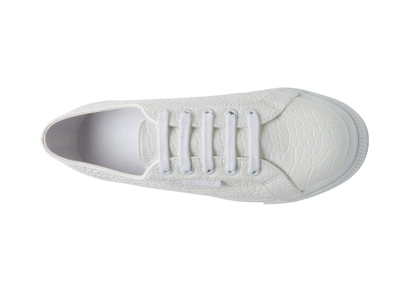 Superga Plataforma Mujer Blancas - 2790 Syntcrocodile Woven - 765128XKQ